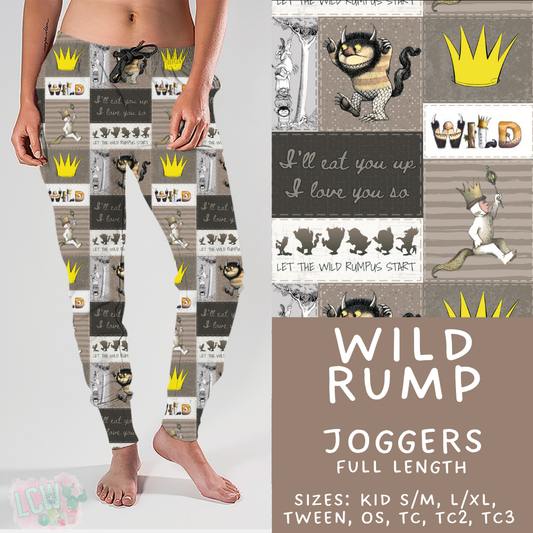 Ready to Ship Wild Rump Joggers - TC