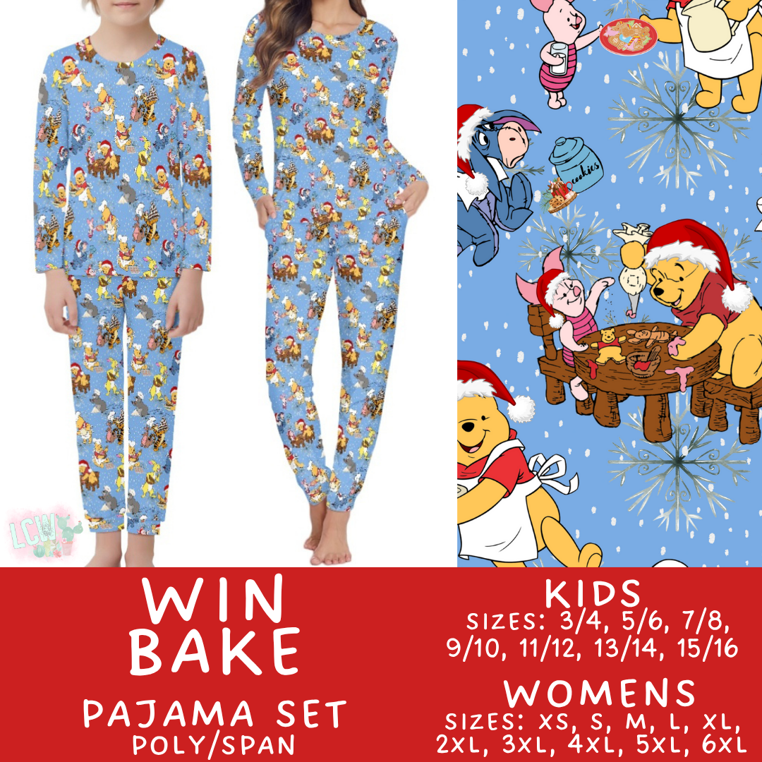 Batch #430 - Magical Christmas Family Pajamas - Closes 10/15 - ETA late Nov - Win Bake Women's & Kid's Pajama Set