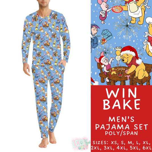 Batch #430 - Magical Christmas Family Pajamas - Closes 10/15 - ETA late Nov - Win Bake Men's Pajama Set