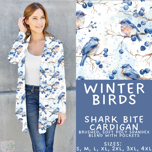 Batch #435 - Winter Wonderland 3 - Closes 10/23 - ETA early/mid Dec - Winter Birds Cardigan