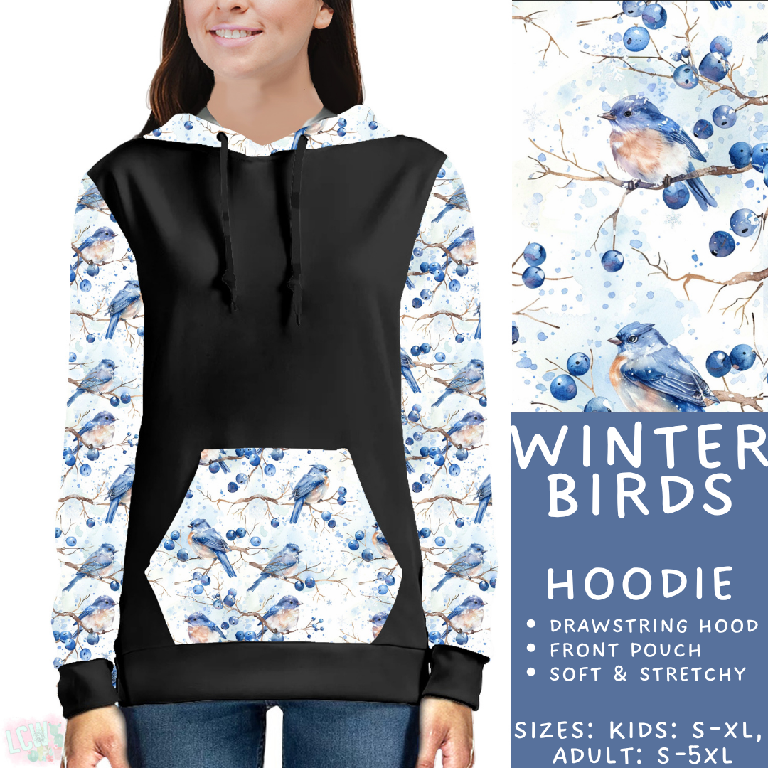 Batch #435 - Winter Wonderland 3 - Closes 10/23 - ETA early/mid Dec - Winter Birds Hoodie