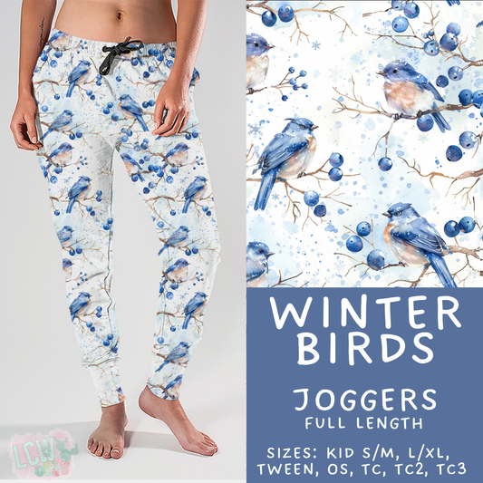 Batch #435 - Winter Wonderland 3 - Closes 10/23 - ETA early/mid Dec - Winter Birds Joggers