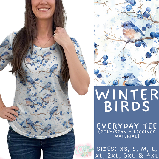 Batch #435 - Winter Wonderland 3 - Closes 10/23 - ETA early/mid Dec - Winter Birds Everyday Tee