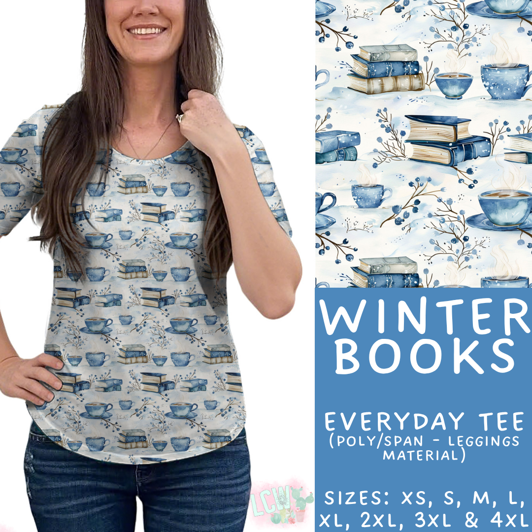 Batch #435 - Winter Wonderland 3 - Closes 10/23 - ETA early/mid Dec - Winter Books Everyday Tee
