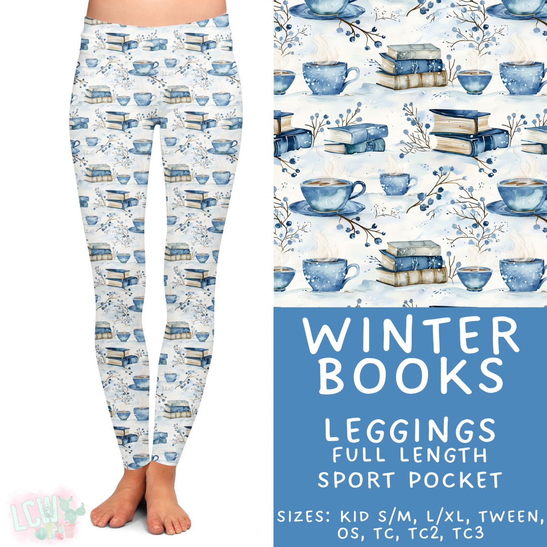 Batch #435 - Winter Wonderland 3 - Closes 10/23 - ETA early/mid Dec - Winter Books Full Length Leggings