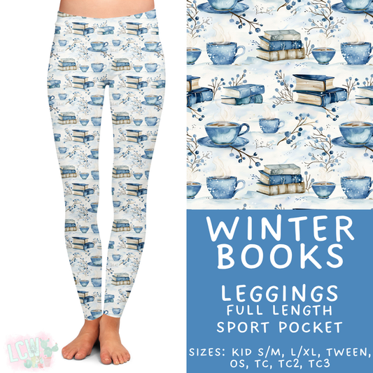 Batch #435 - Winter Wonderland 3 - Closes 10/23 - ETA early/mid Dec - Winter Books Full Length Leggings