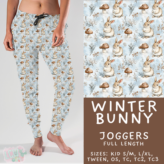 Ready to Ship - Winter Bunny Joggers - OS