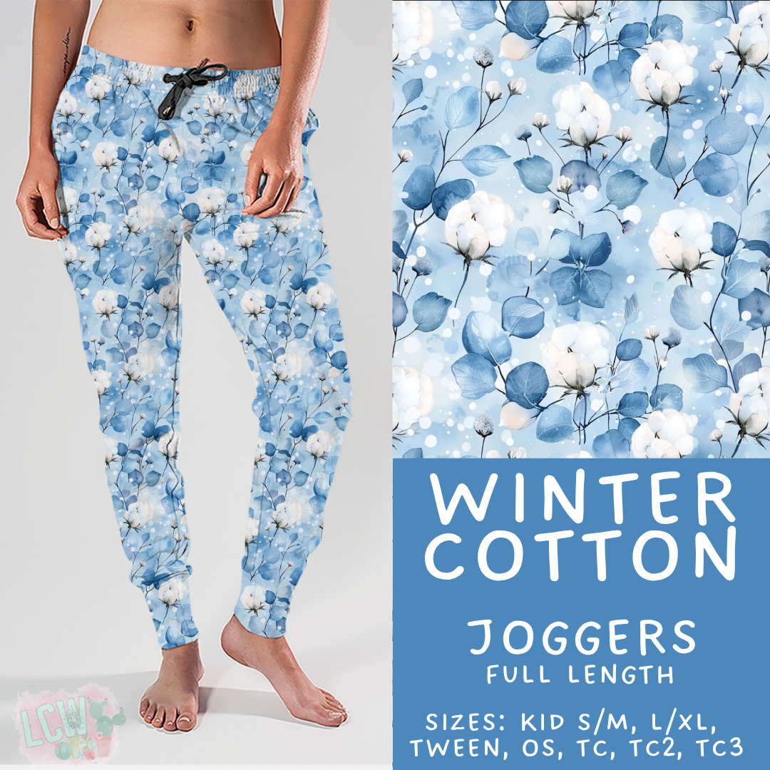Batch #435 - Winter Wonderland 3 - Closes 10/23 - ETA early/mid Dec - Winter Cotton Joggers