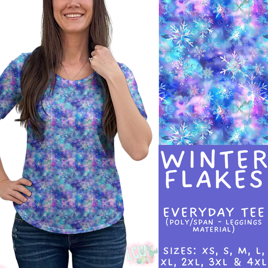 Batch #435 - Winter Wonderland 3 - Closes 10/23 - ETA early/mid Dec - Winter Flakes Everyday Tee