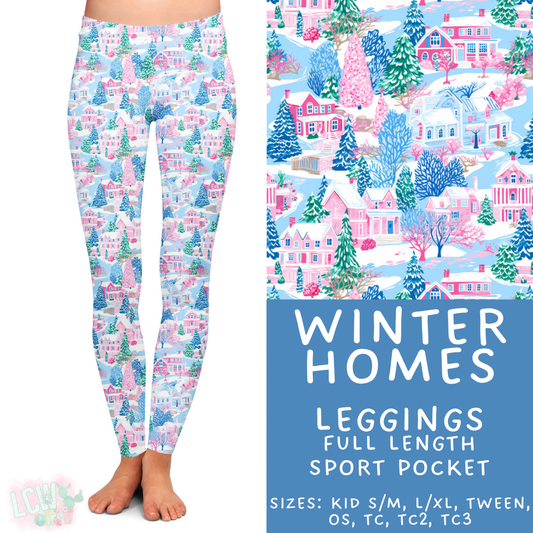 Batch #435 - Winter Wonderland 3 - Closes 10/23 - ETA early/mid Dec - Winter Homes Full Length Leggings