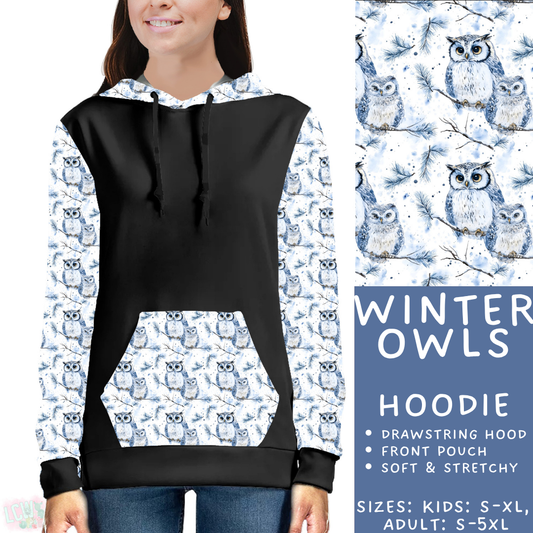 Batch #435 - Winter Wonderland 3 - Closes 10/23 - ETA early/mid Dec - Winter Owls Hoodie