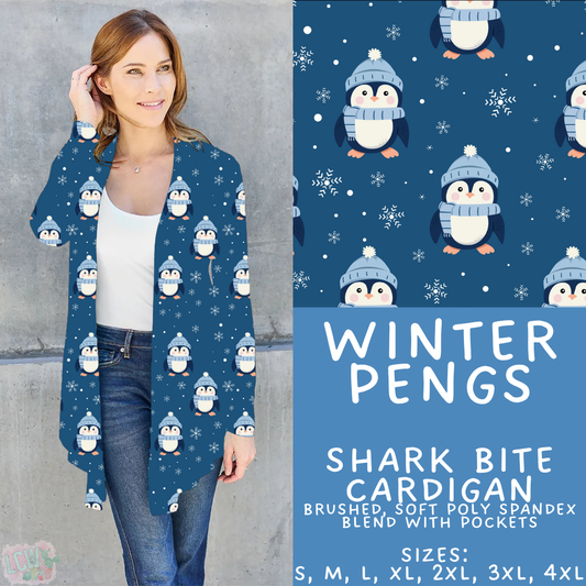 Batch #435 - Winter Wonderland 3 - Closes 10/23 - ETA early/mid Dec - Winter Pengs Cardigan