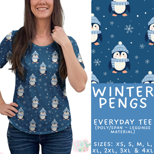 Batch #435 - Winter Wonderland 3 - Closes 10/23 - ETA early/mid Dec - Winter Pengs Everyday Tee