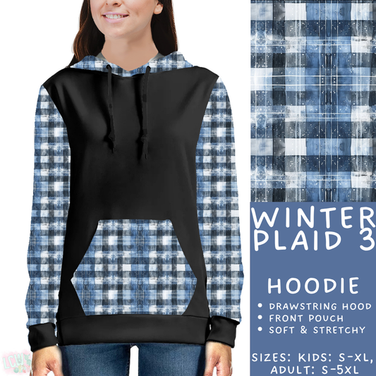 Batch #435 - Winter Wonderland 3 - Closes 10/23 - ETA early/mid Dec - Winter Plaid 3 Hoodie