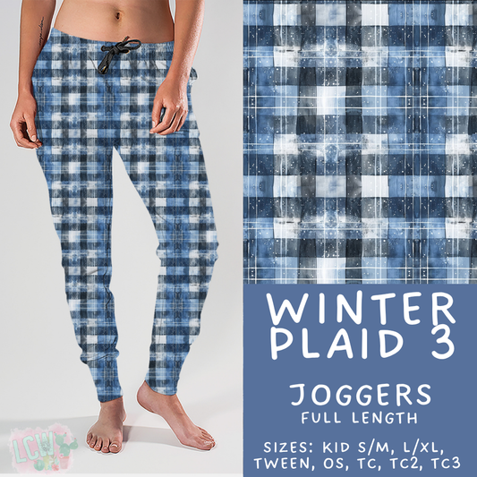 Batch #435 - Winter Wonderland 3 - Closes 10/23 - ETA early/mid Dec - Winter Plaid 3 Joggers