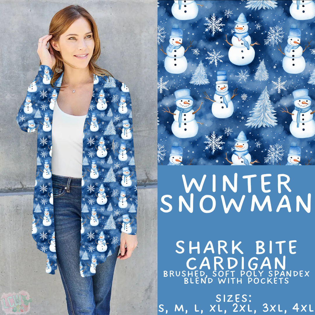 Batch #435 - Winter Wonderland 3 - Closes 10/23 - ETA early/mid Dec - Winter Snowman Cardigan