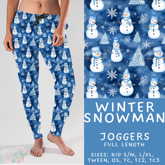 Batch #435 - Winter Wonderland 3 - Closes 10/23 - ETA early/mid Dec - Winter Snowman Joggers