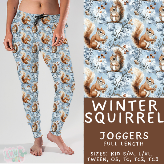 Ready to Ship - Winter Squirrel Joggers - TC