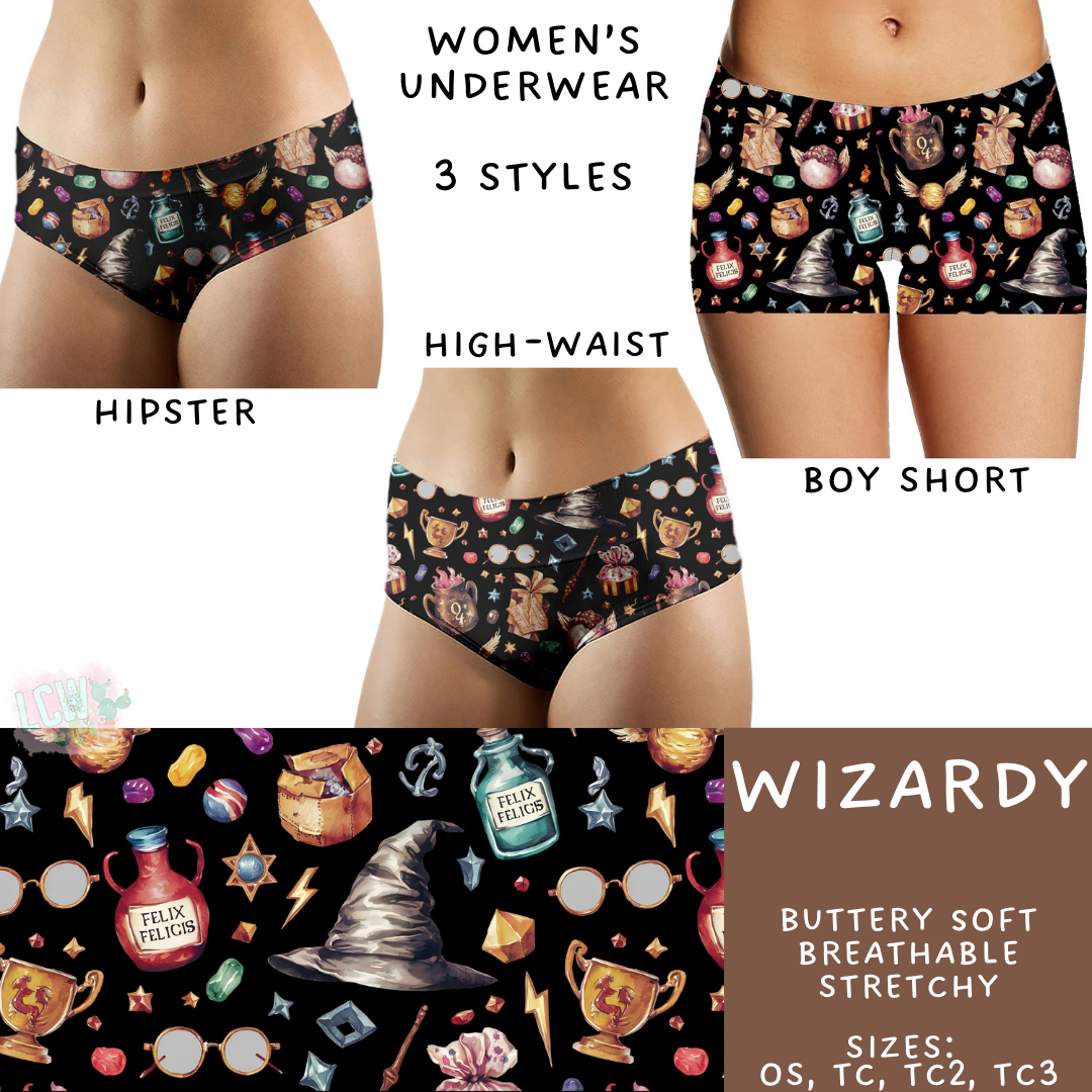 Ready to Ship - Wizardy Women's Underwear - High Waist TC3