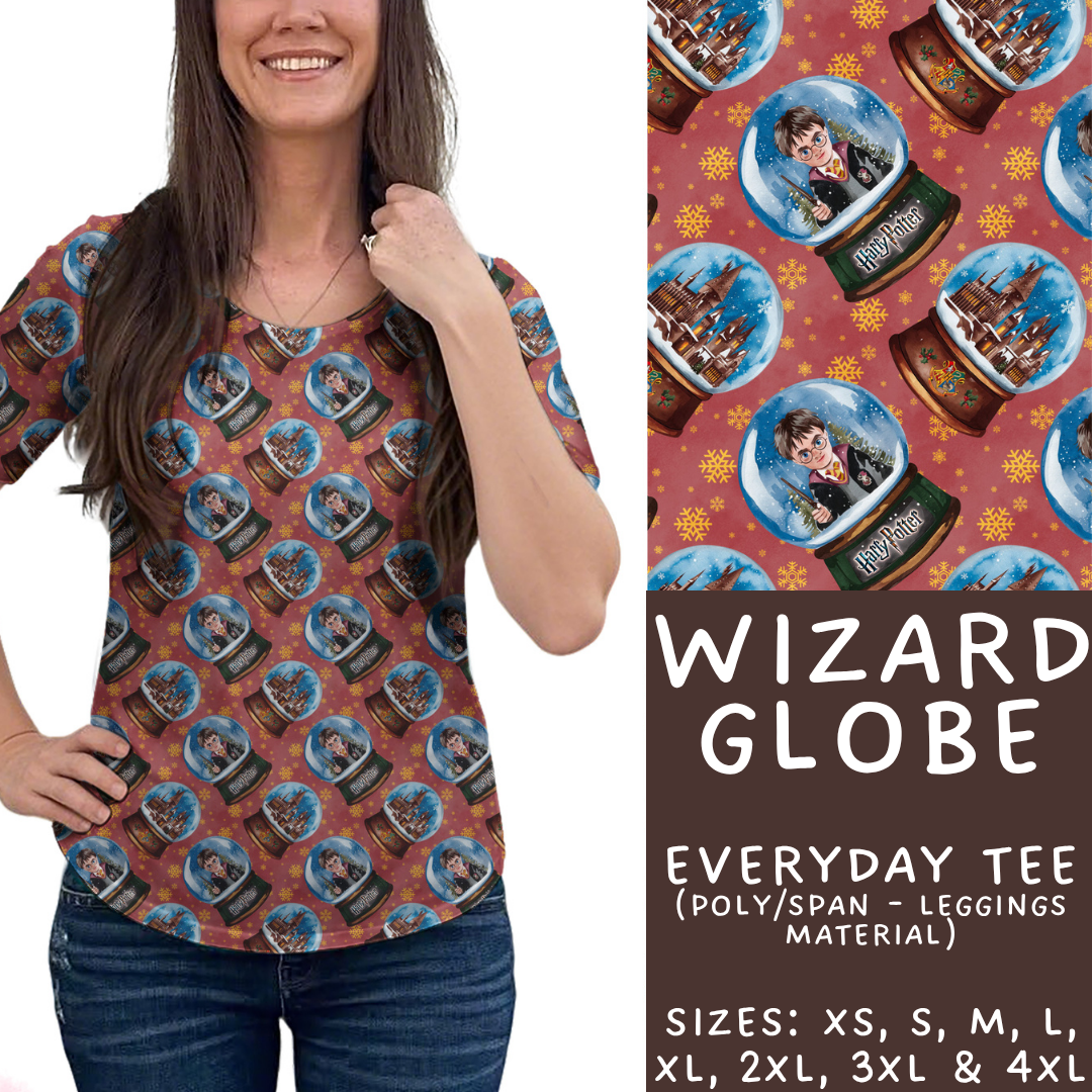 Batch #432 - Winter Globes - Closes 10/17 - ETA early December - Wizard Globe Everyday Tee