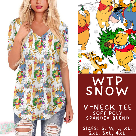 Batch #434 - Magical Christmas - Closes 10/22 - ETA early Dec - WTP Snow V-Neck Tee