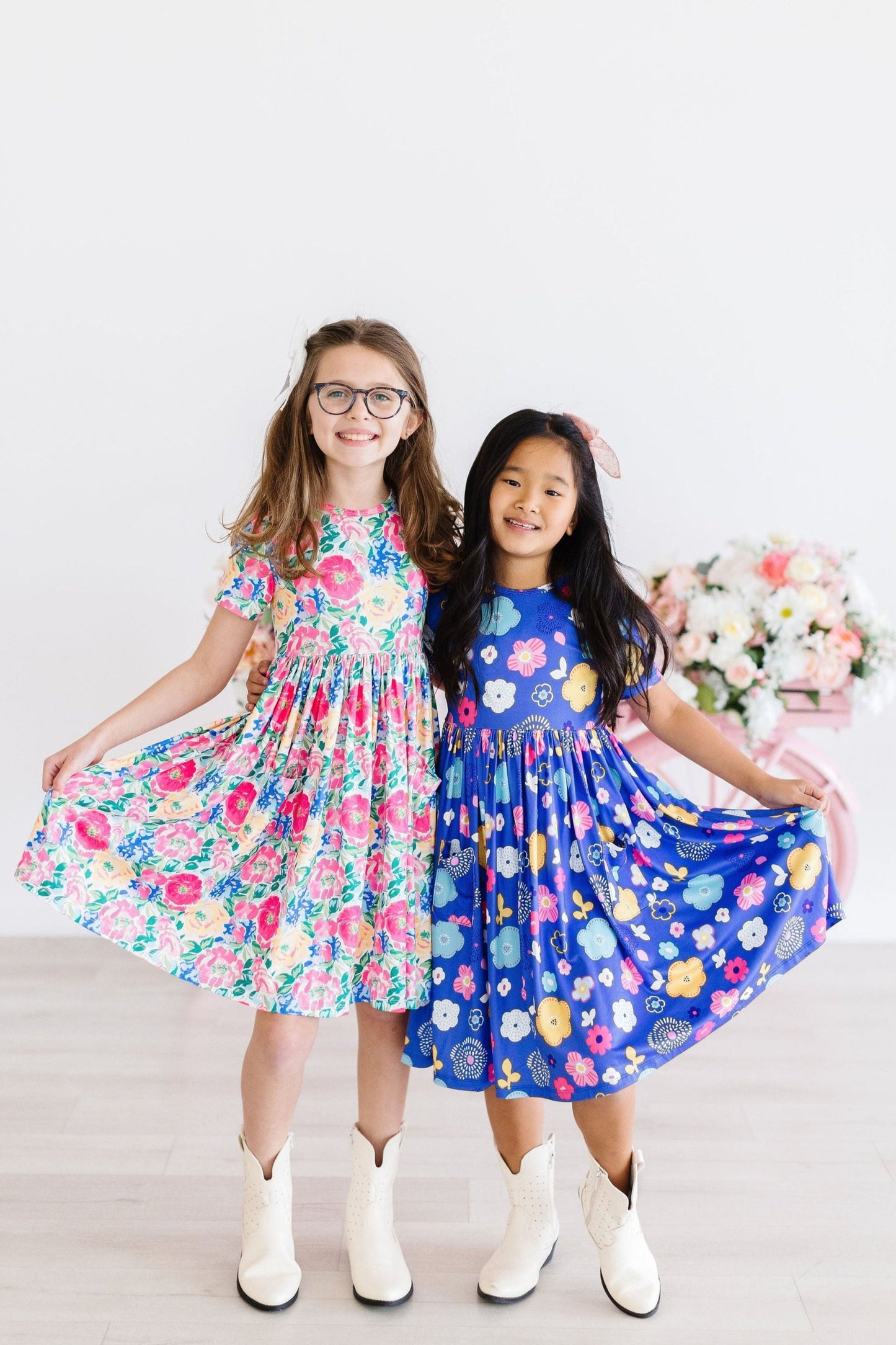 Wildflower Wishes S/S Pocket Twirl Dress