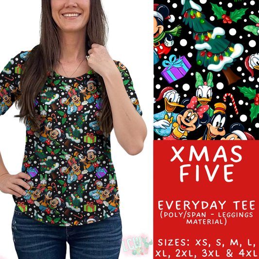 Batch #434 - Magical Christmas - Closes 10/22 - ETA early Dec - Xmas Five Everyday Tee