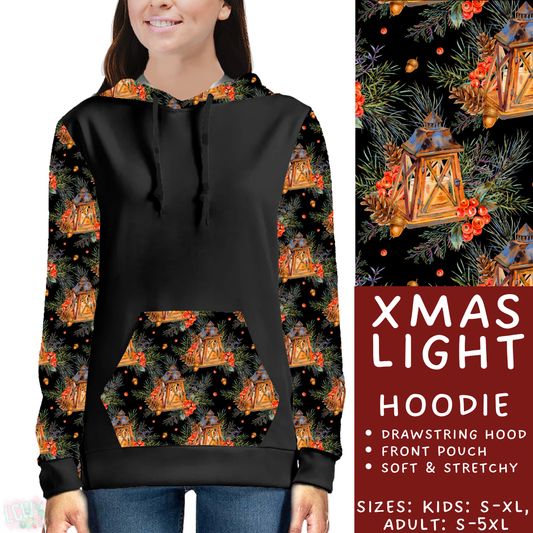 Batch #433 - Winter Cabin - Closes 10/20 - ETA early Dec - Xmas Light Hoodie