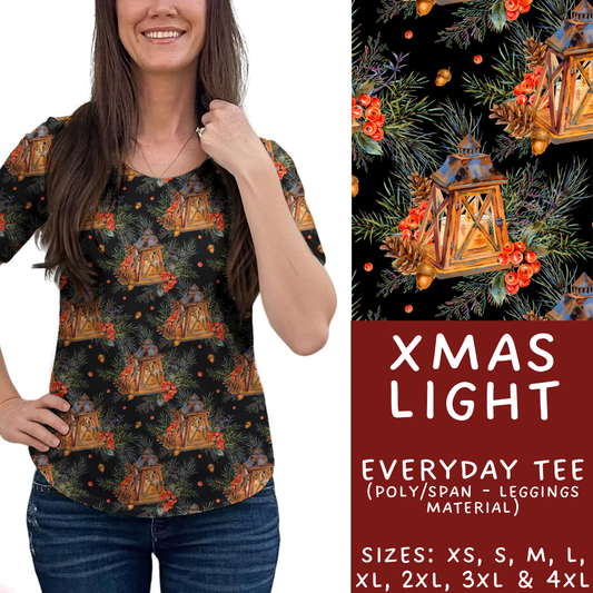 Batch #433 - Winter Cabin - Closes 10/20 - ETA early Dec - Xmas Light Everyday Tee