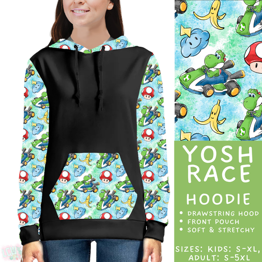 Batch #454 - Cool Characters 10 - Closes 11/26 - ETA mid Jan - Yosh Race Hoodie
