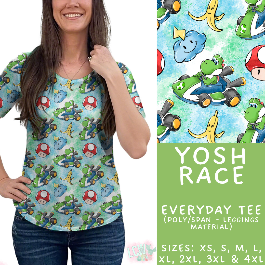 Batch #454 - Cool Characters 10 - Closes 11/26 - ETA mid Jan - Yosh Race Tee