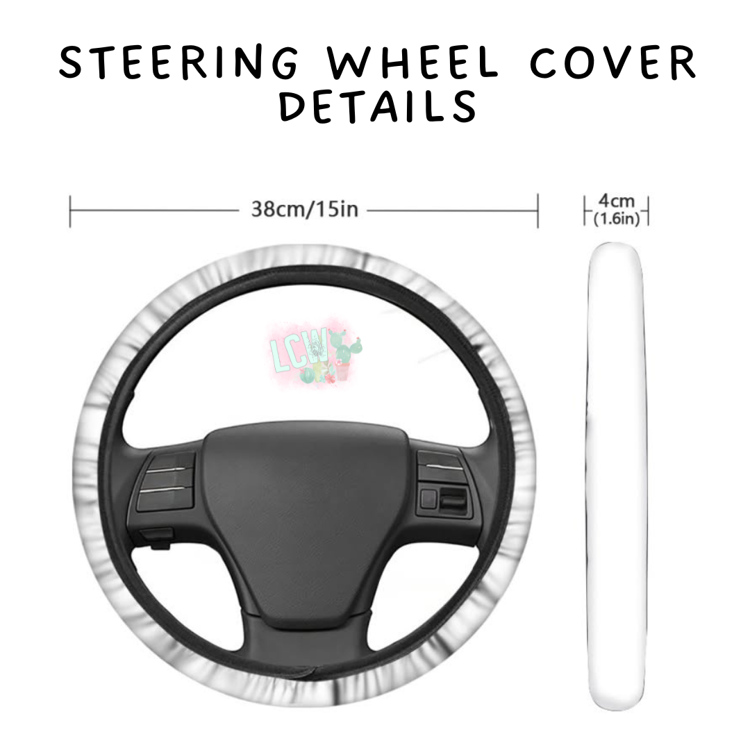 Batch #554 - Car Accessories 3 - Closes 7/10 - ETA early/mid Sept - Pebbles Steering Wheel Cover