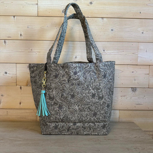 Southern Charm Leopard Custom Makeup Junkie Daykeeper Tote