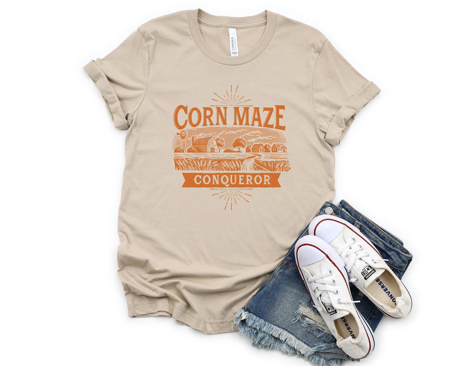 Corn Maze Conqueror Graphic Tee