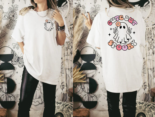 Cute But Spooky Graphic Tee - Double Sided