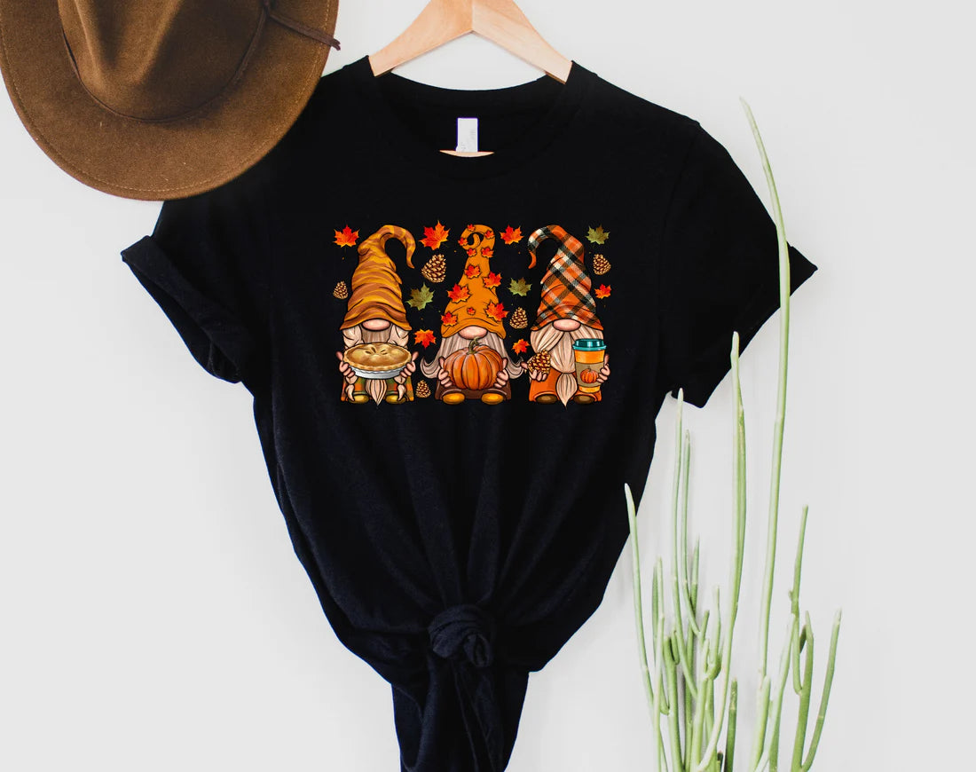 Fall Gnomes Graphic Tee