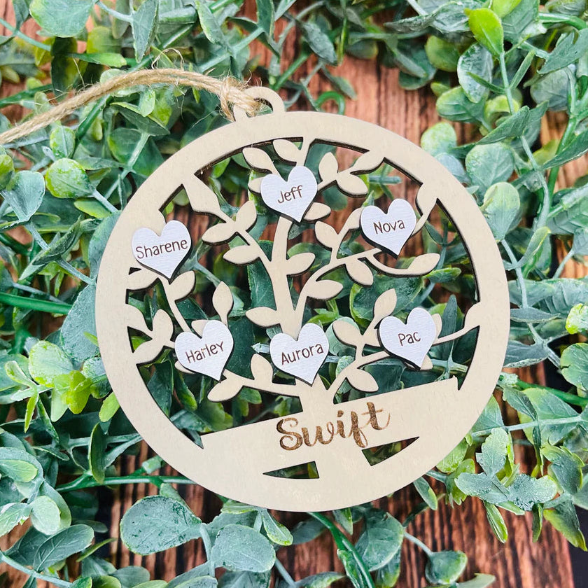 Family Tree Custom Ornament