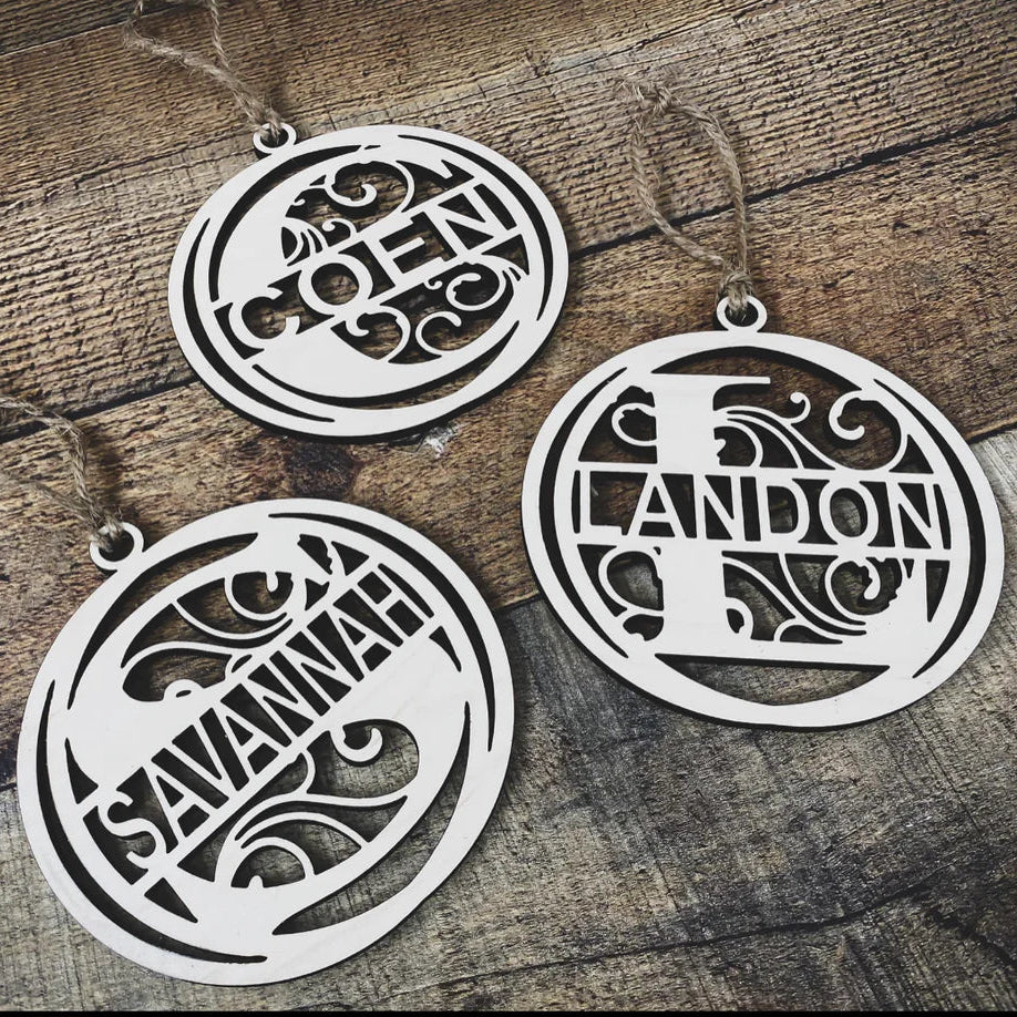 Name/Letter Custom Ornament