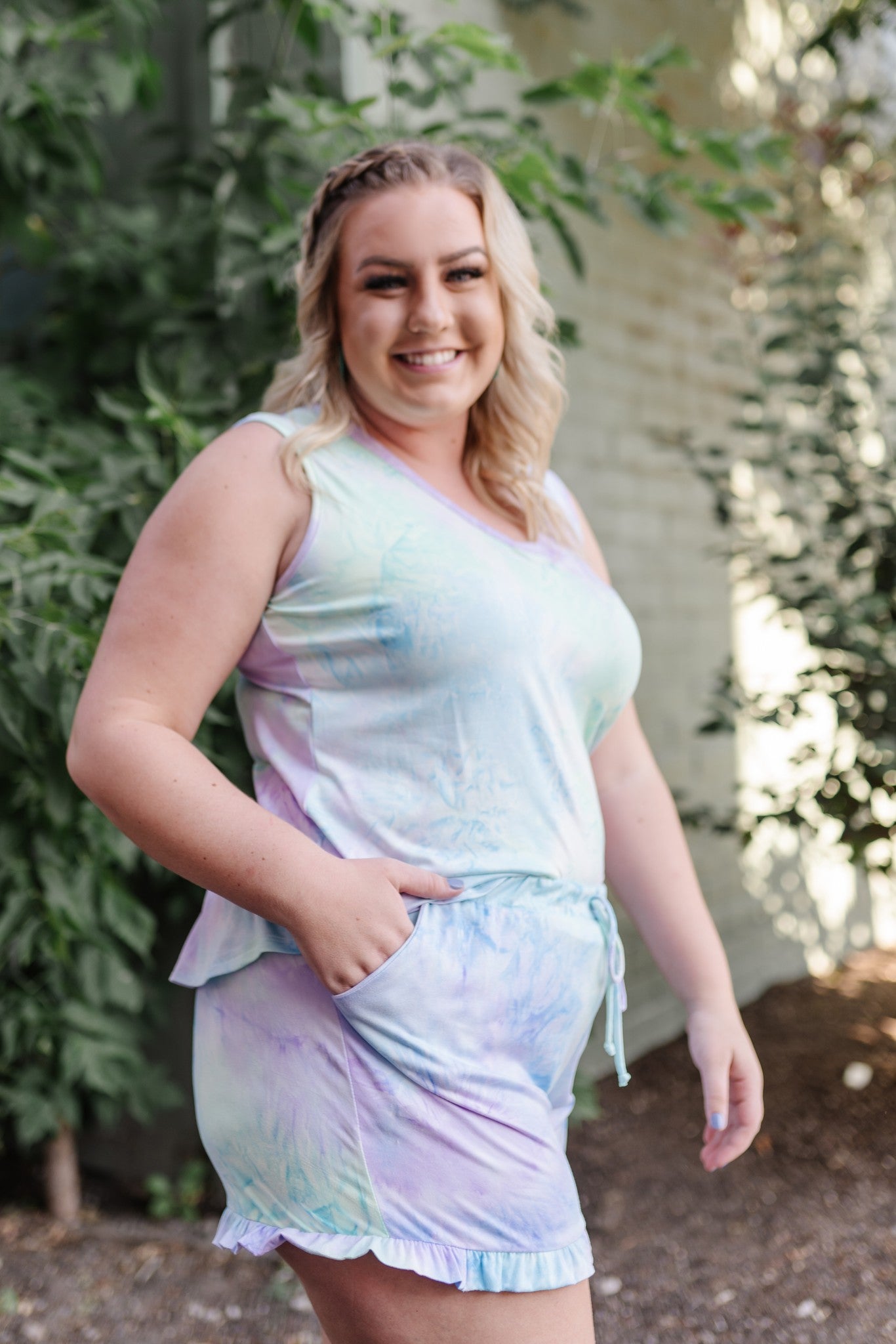 Pixie Dust Tie Dye Sleep Shorts