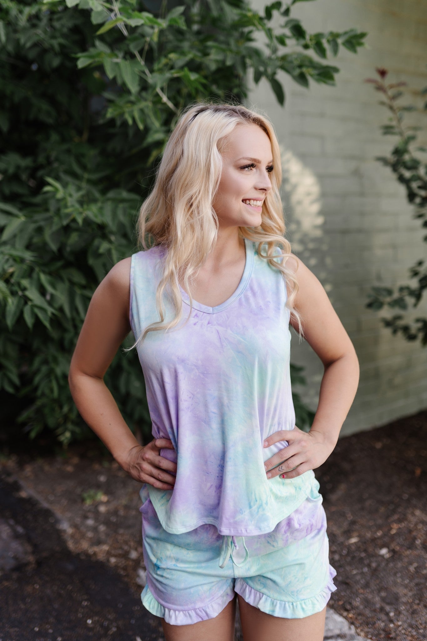 Pixie Dust Tie Dye Sleep Shorts