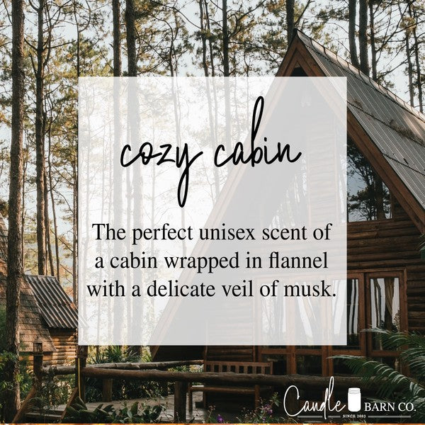 Cozy Cabin 8oz Mason Pure Soy Candle