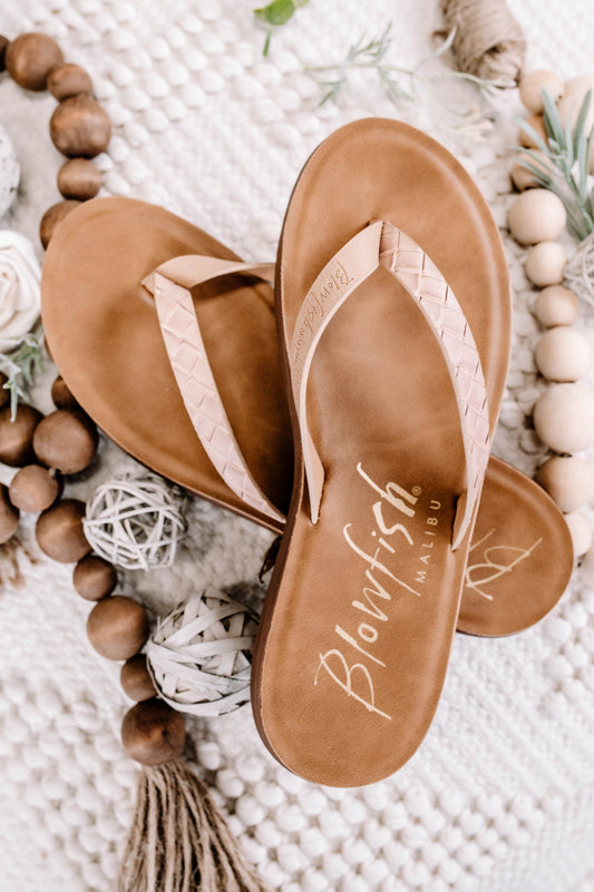 Taupe Mesa Blowfish Flip Flops