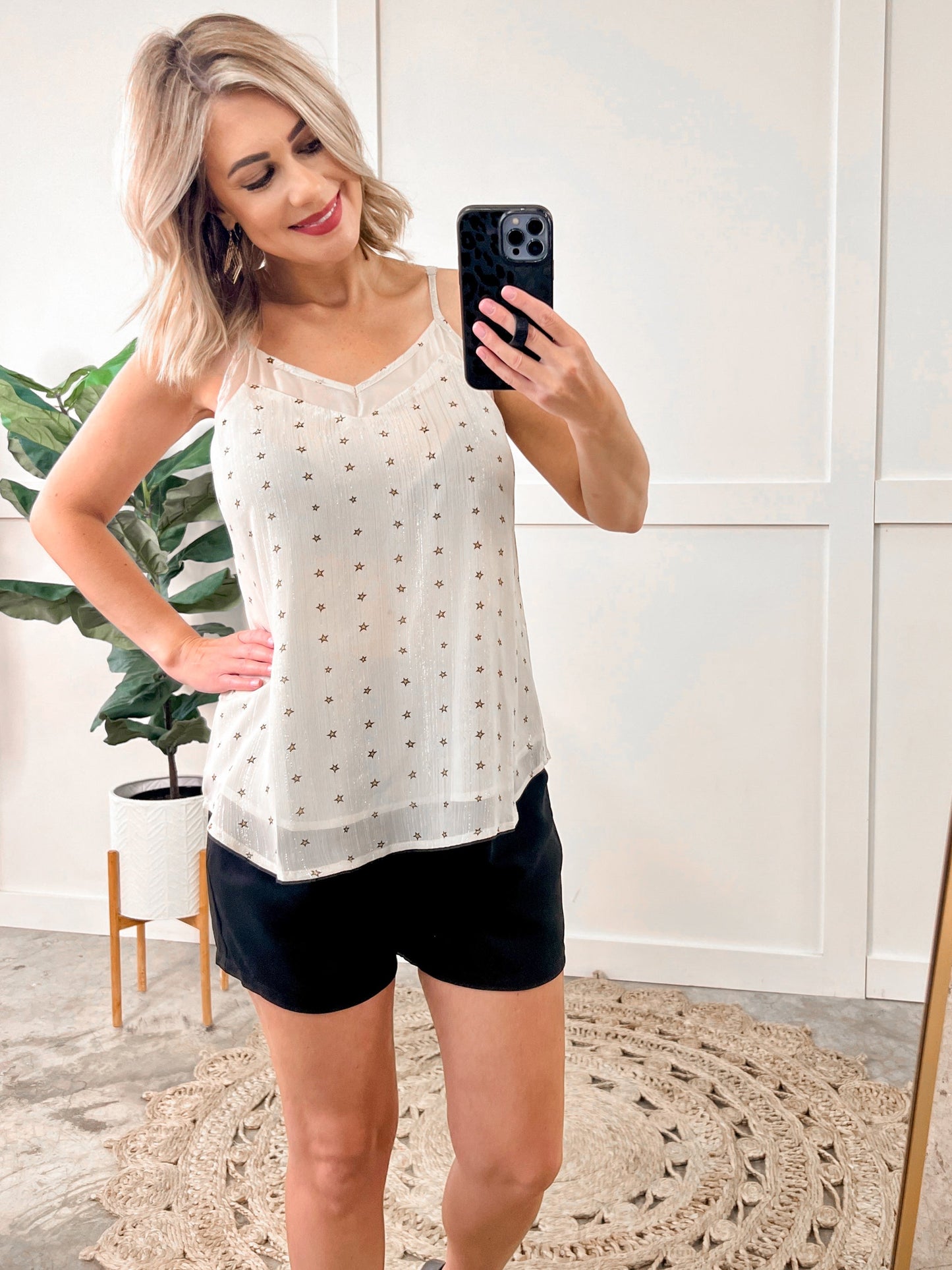 Stars In Your Eyes Cami In Stone